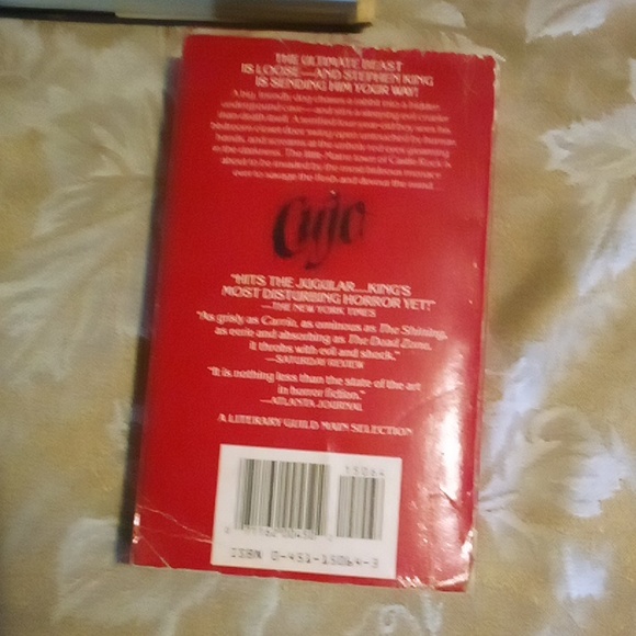 Stephen King Christine & Prt Sematary 1983, hardcopy 2nd Ed dust jackets + Cujo - Picture 5 of 7